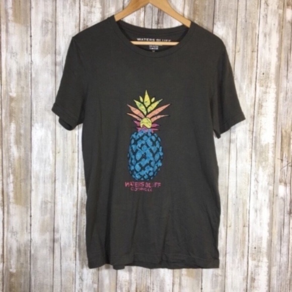 Comfort Colors Tops - Waters Bluff Grey Pineapple Tee